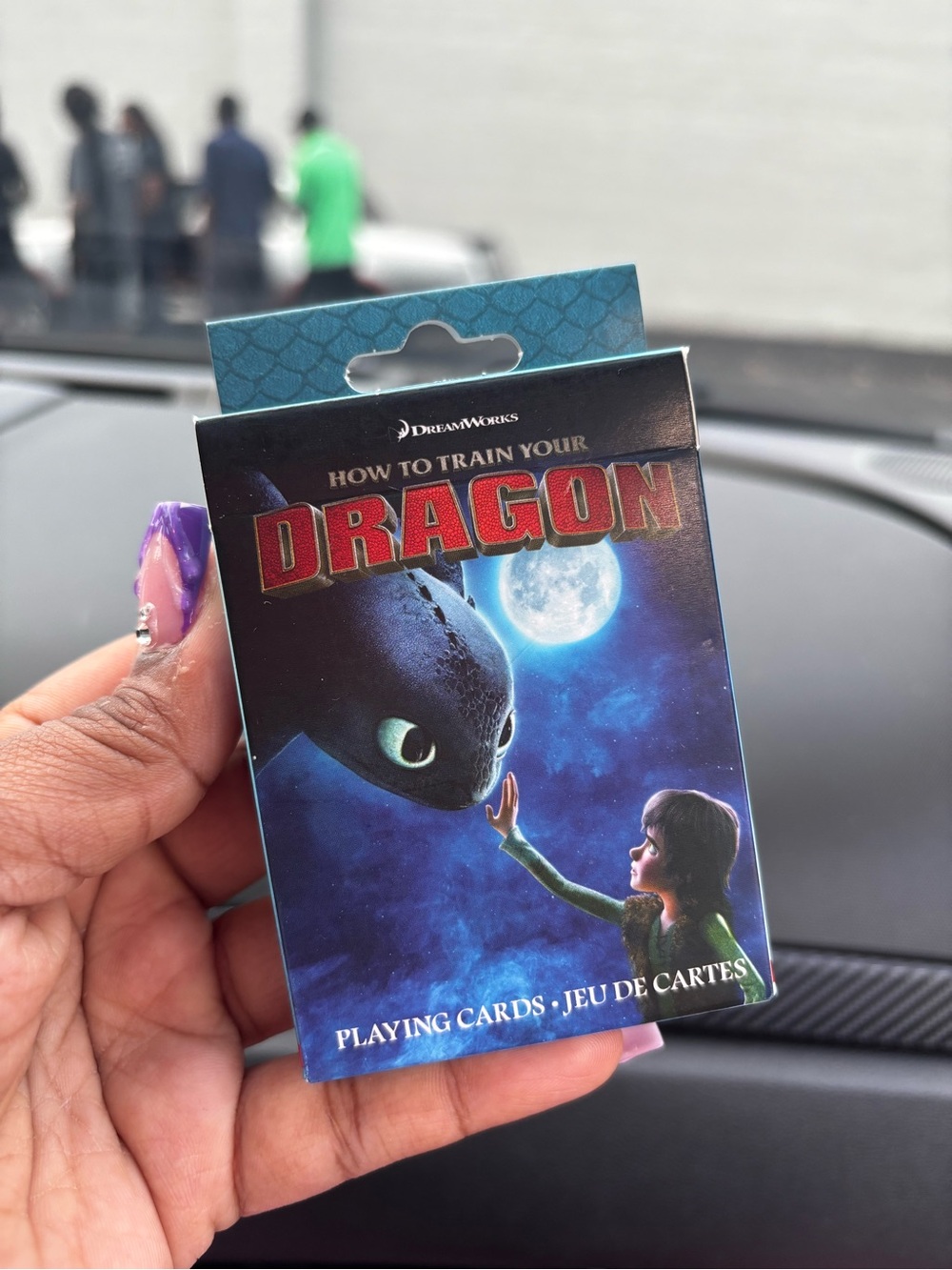 DreamWorks How to Train Your Dragon Playing Cards - Blue and Black Artwork